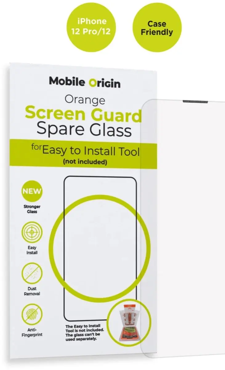 Mobile Origin Oranje Schermbeschermer Reserveglas Iphone 12 Pro/12