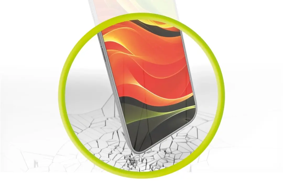 Mobile Origin Oranje Schermbeschermer Reserveglas iPhone 15 Pro - Transparent