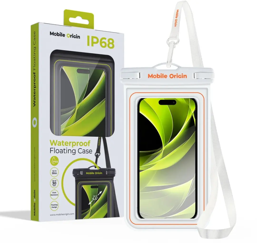 Mobile Origin Waterdichte Drijvende Hoes 6.5, Wit/Oranje