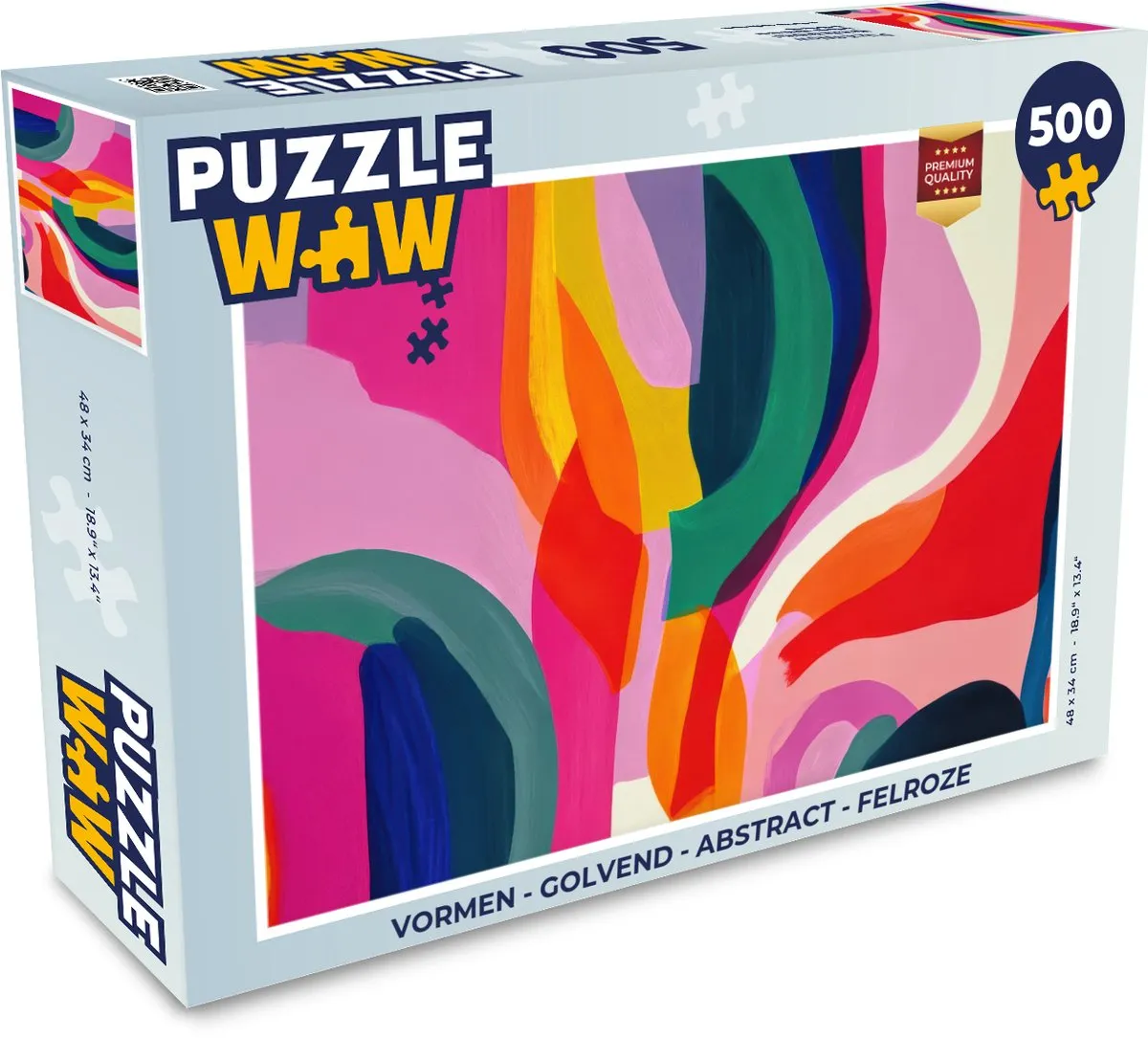 PuzzleWow Abstract Golvend Legpuzzel 500 Stuks