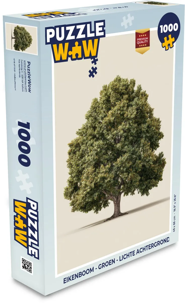 PuzzleWow Eikenboom Legpuzzel 1000 Stuks