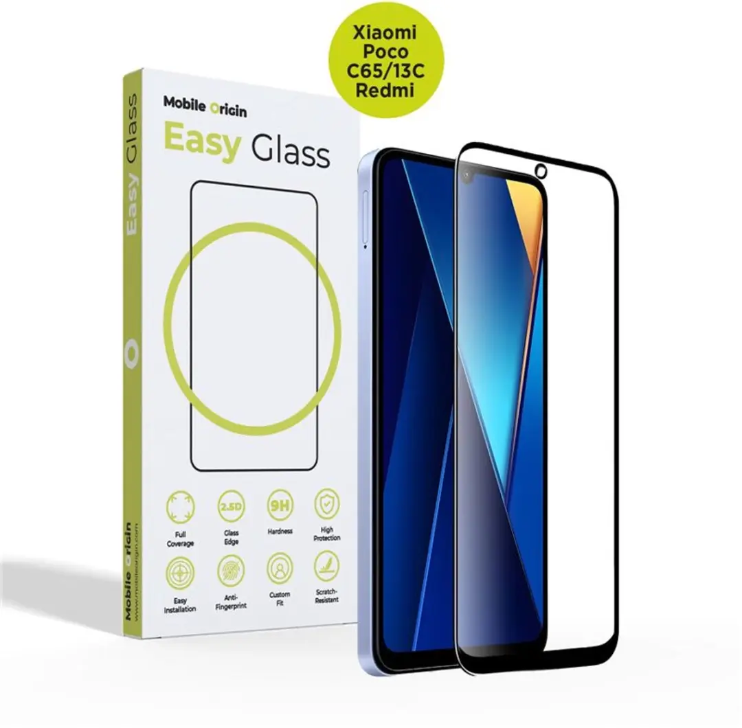 Mobile Origin Easyglass Xiaomi Poco C65/13C/Redmi Universeel
