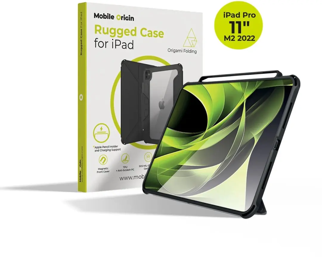 Mobile Origin Robuuste Hoes, Zwart