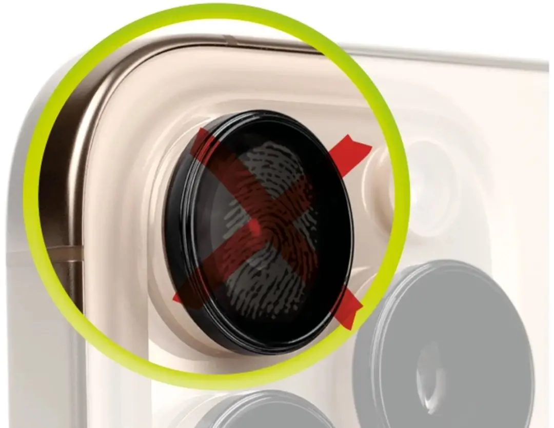 Mobile Origin Easy Lens Full Cover Transparant - iPhone 15/15 Plus