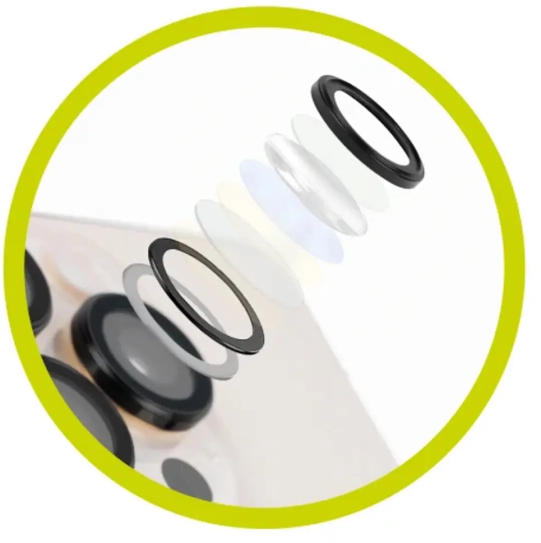 Mobile Origin Easy Lensbeschermers iPhone 14/14 Plus - Zwart