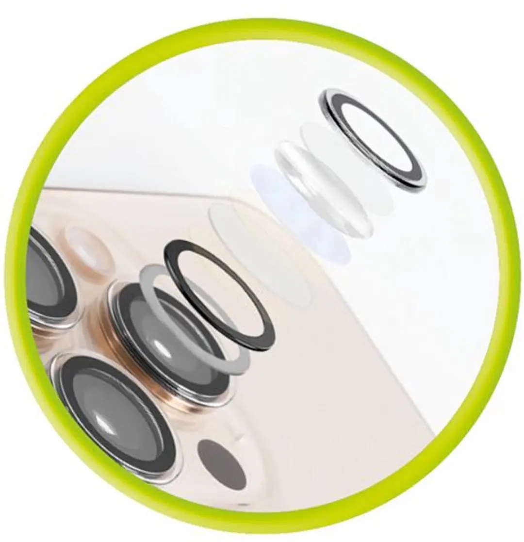 Mobile Origin Easy Lensbeschermers iPhone 15/15 Plus - Transparant
