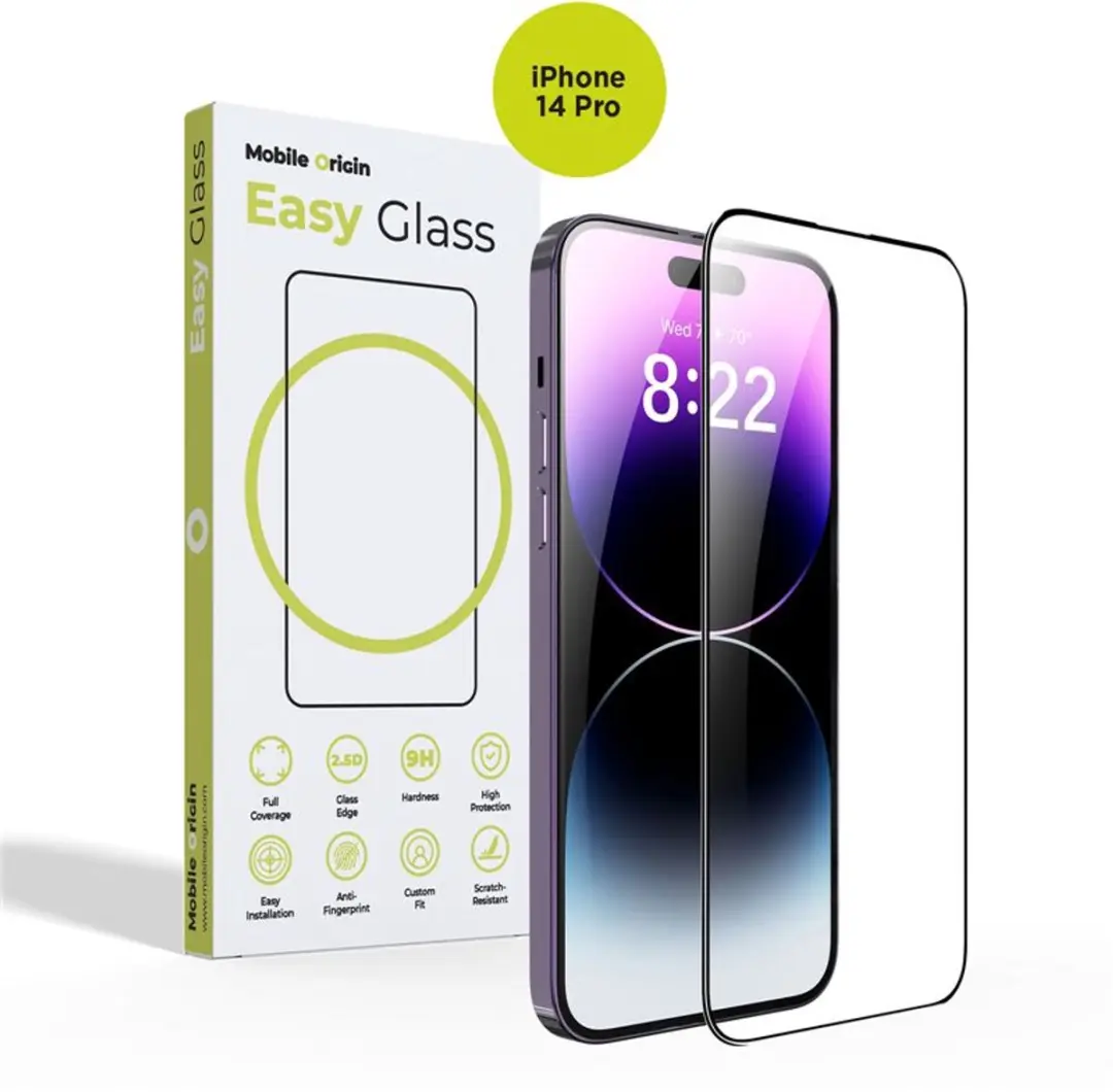 Mobile Origin Easyglass iPhone 14 Pro Hoesje