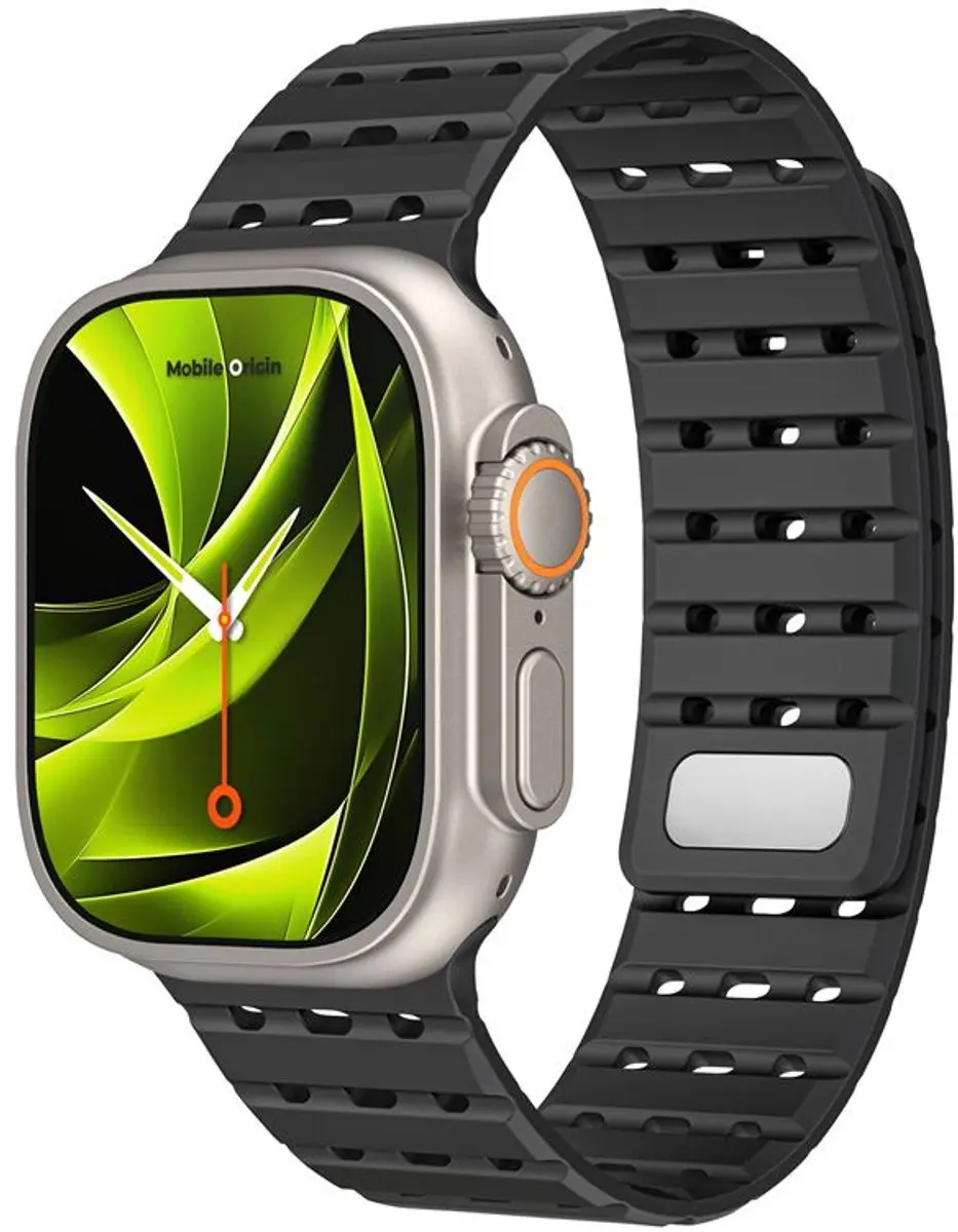 Mobile Origin Magnetische Band - Apple Watch 44-49mm - Zwart