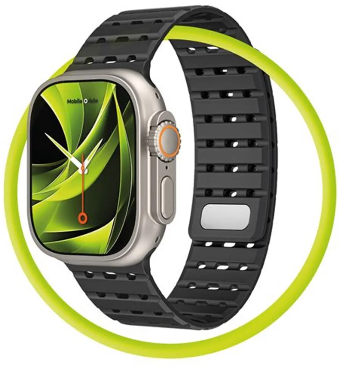 Mobile Origin Magnetische Band - Apple Watch 44-49mm - Zwart - afbeelding 6 van 6