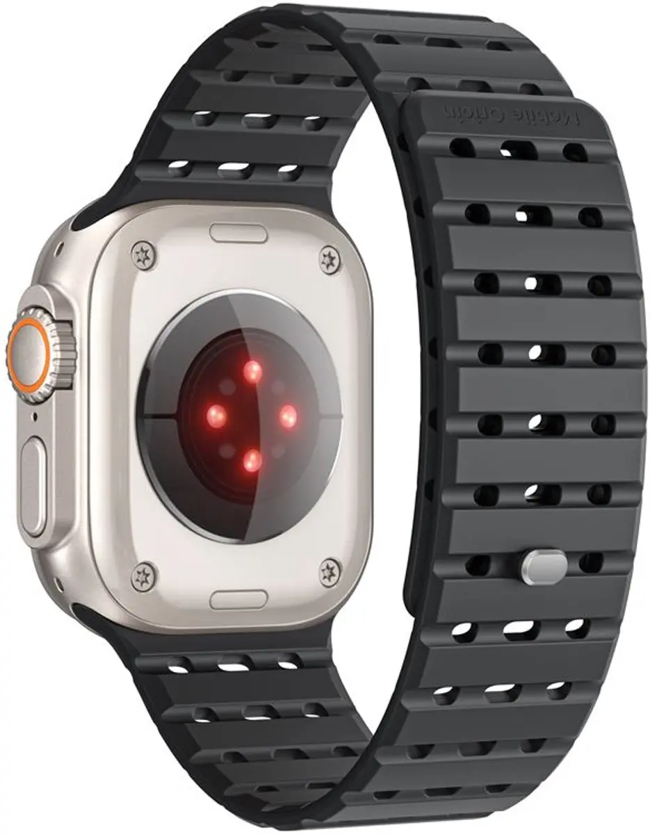 Mobile Origin Magnetische Band - Apple Watch 44-49mm - Zwart