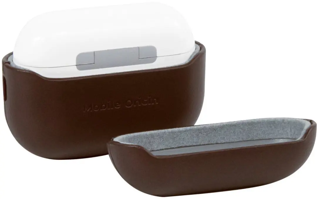 Mobile Origin Leren Hoesje AirPods Pro 2 - Bruin