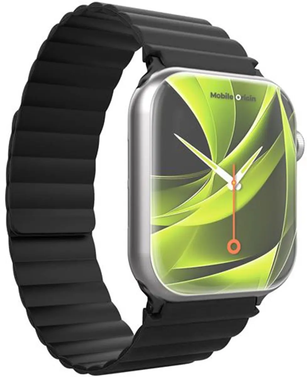 Mobile Origin Magnetic Watch Strap II - Apple Watch 44-49mm - Zwart