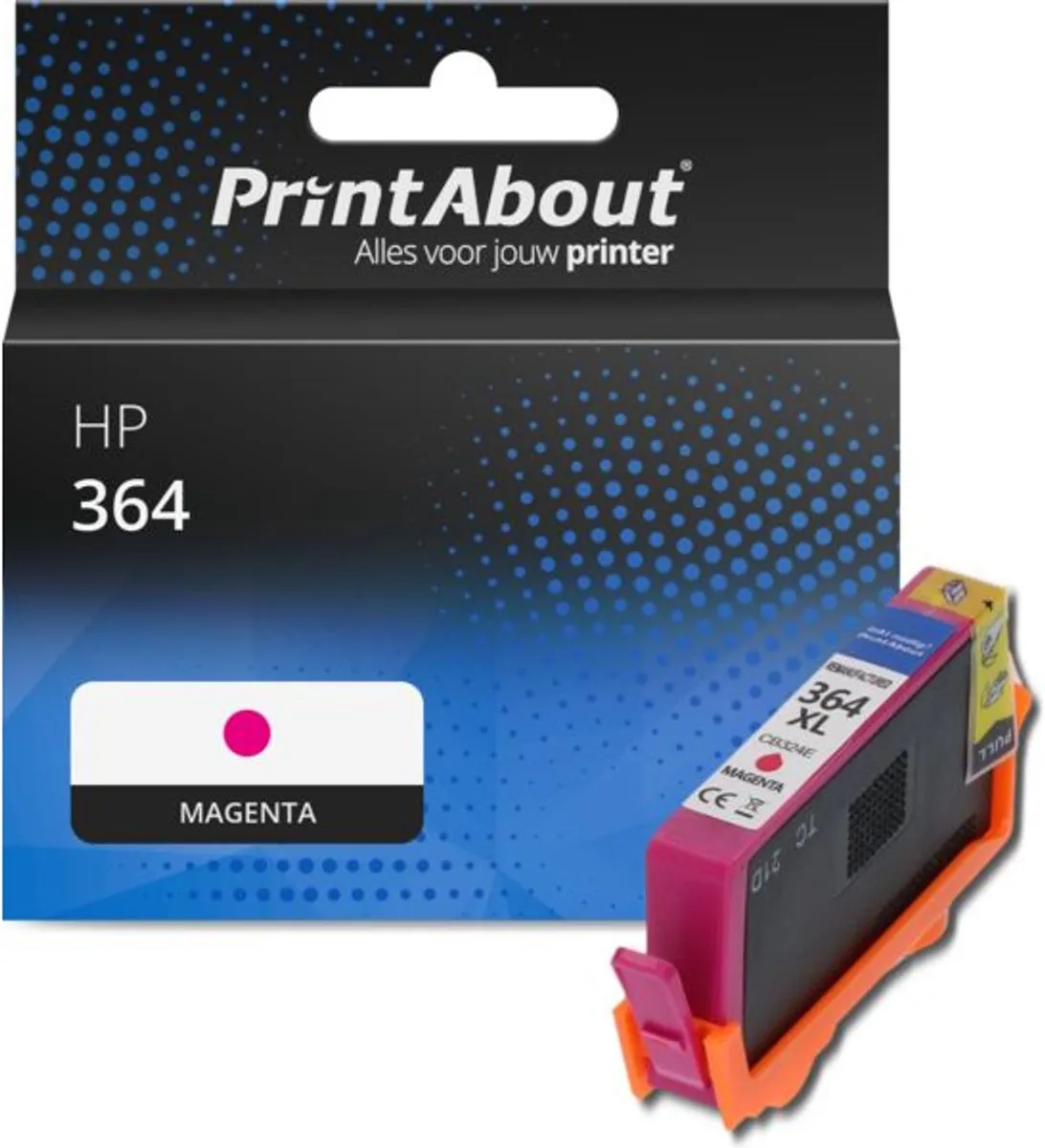 PrintAbout Huismerk HP 364 CB319EE-PA Inktcartridge