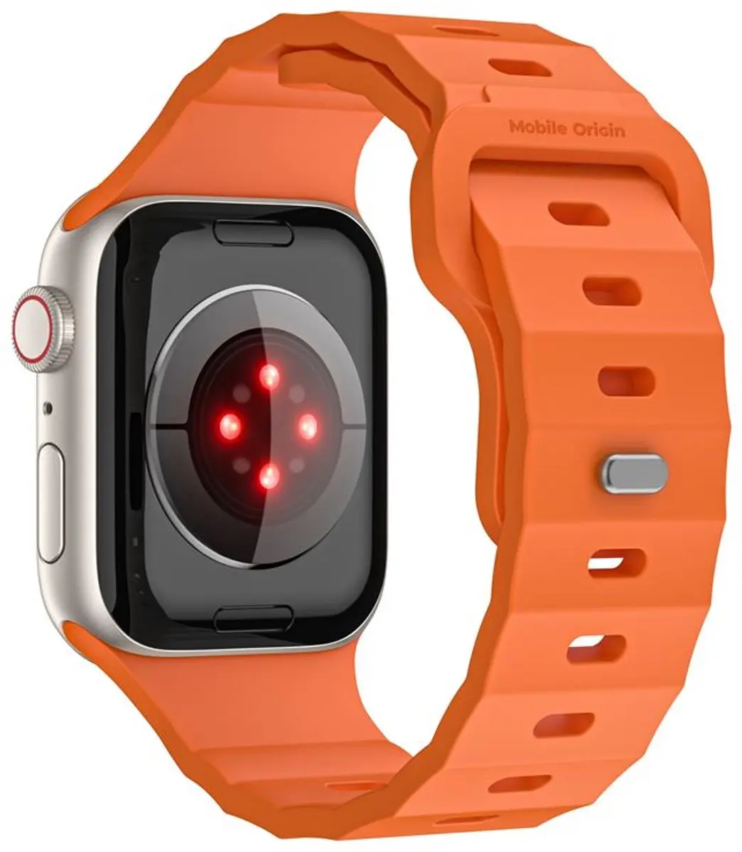 Mobile Origin Strap III - Apple Watch - Oranje - Universeel