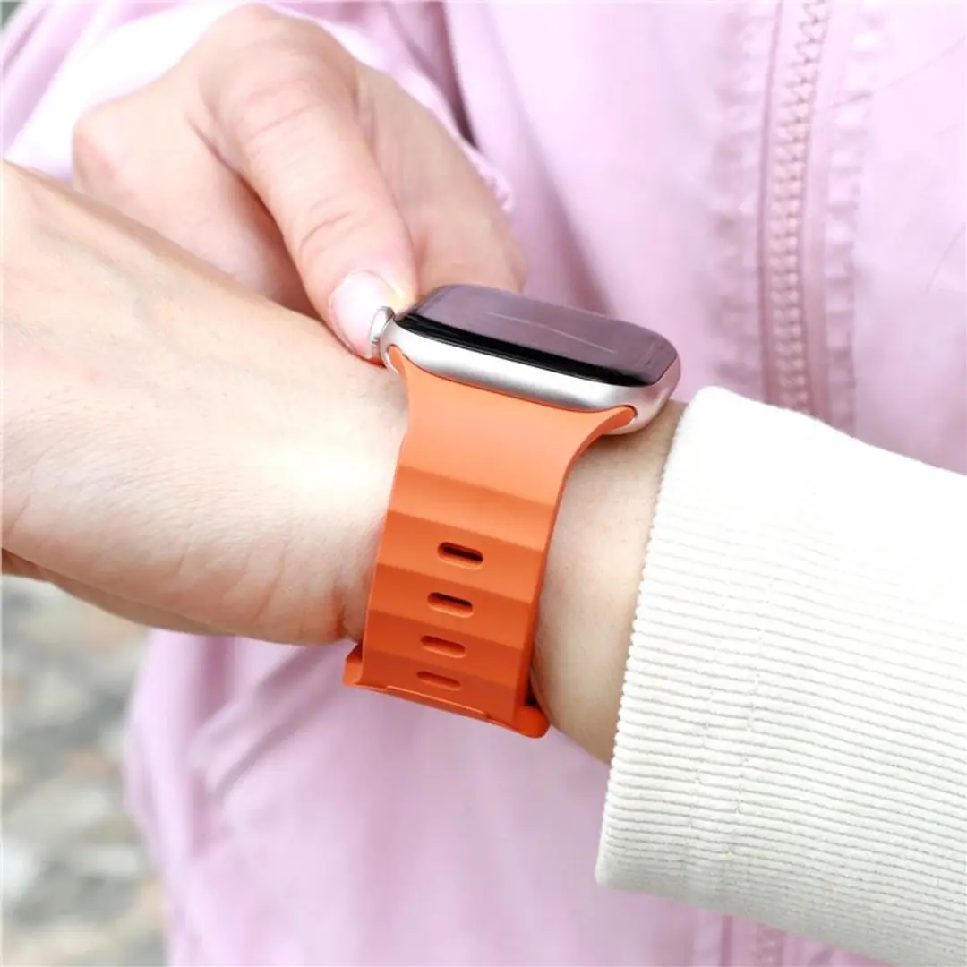 Mobile Origin Strap III - Apple Watch - Oranje - Universeel