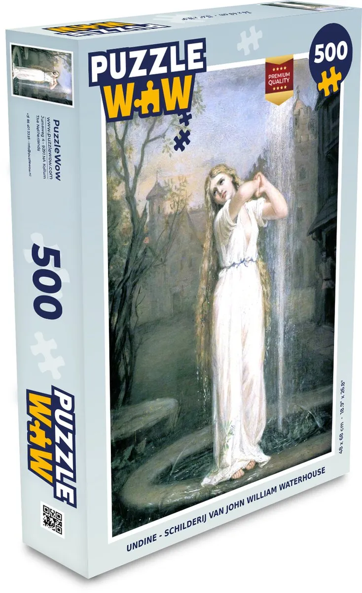 PuzzleWow Undine Legpuzzel 500 Stuks