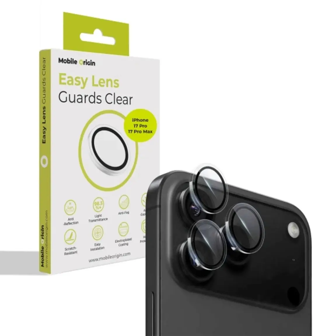 Mobile Origin Easy Lens Guards Transparant
