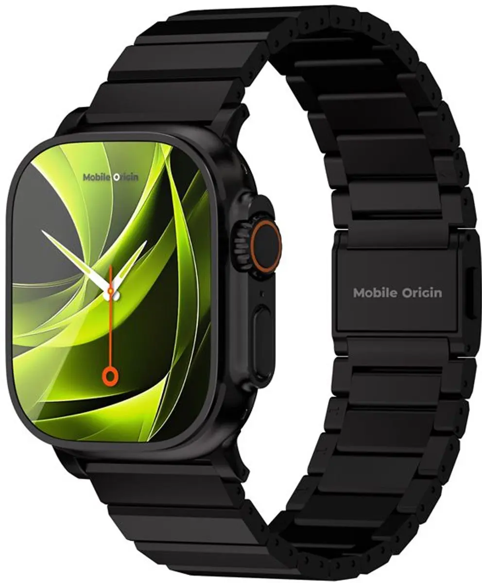 Mobile Origin Titanium Band Modena - Apple Watch Ultra 49mm - Zwart - afbeelding 6 van 6