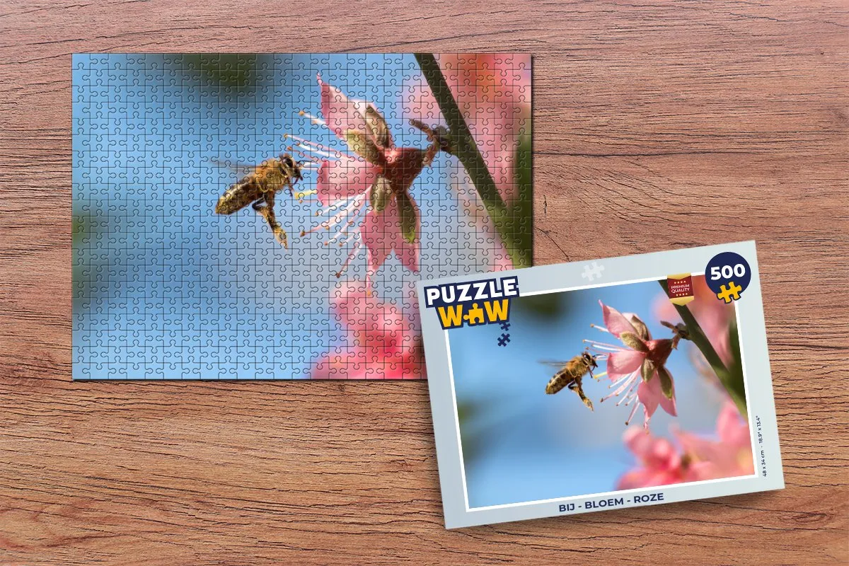 PuzzleWow Bloem Legpuzzel 500 Stuks - Multicolor