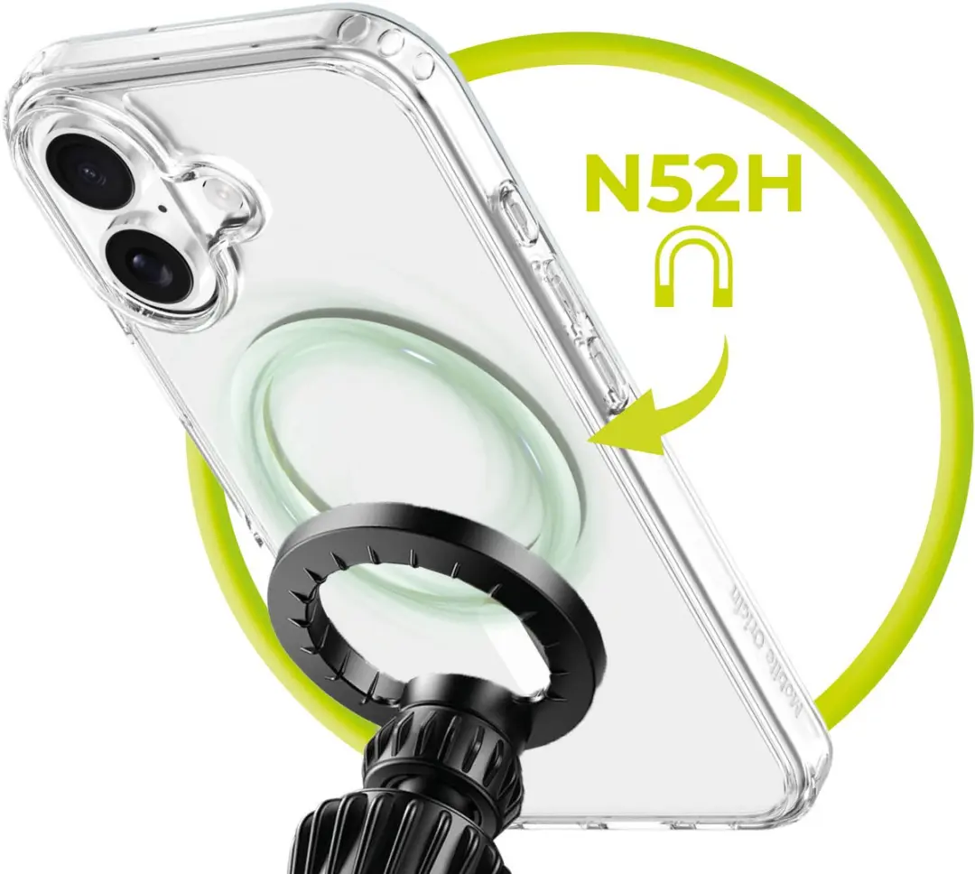 Mobile Origin Hybrid MagSafe Hoesje - iPhone 17 - Transparant - MPN 8594215996255