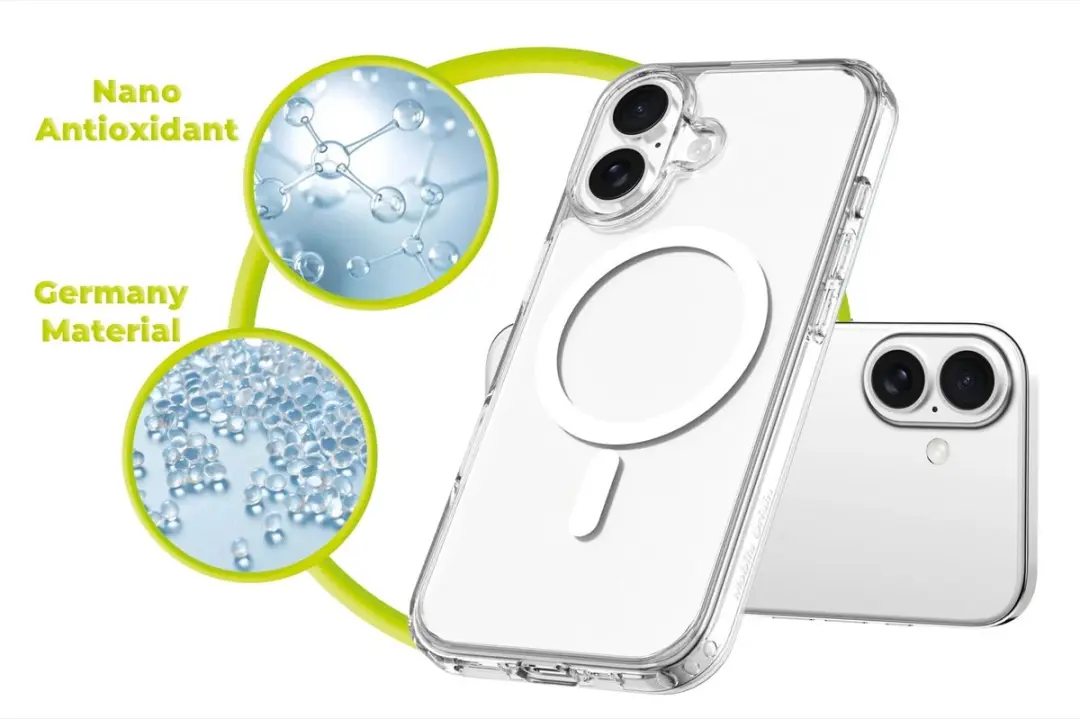 Mobile Origin Hybrid MagSafe Hoesje 8594215996293 - Transparant