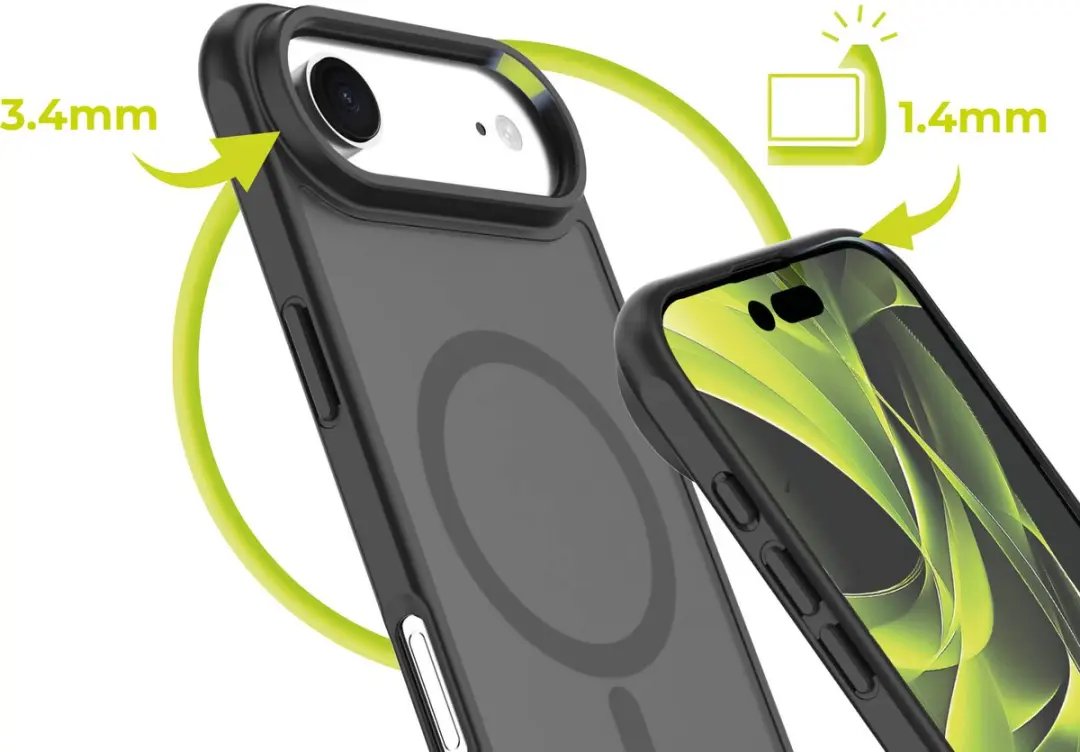 Mobile Origin Hybrid MagSafe Hoesje - iPhone Air - 8594215996347 - Transparent