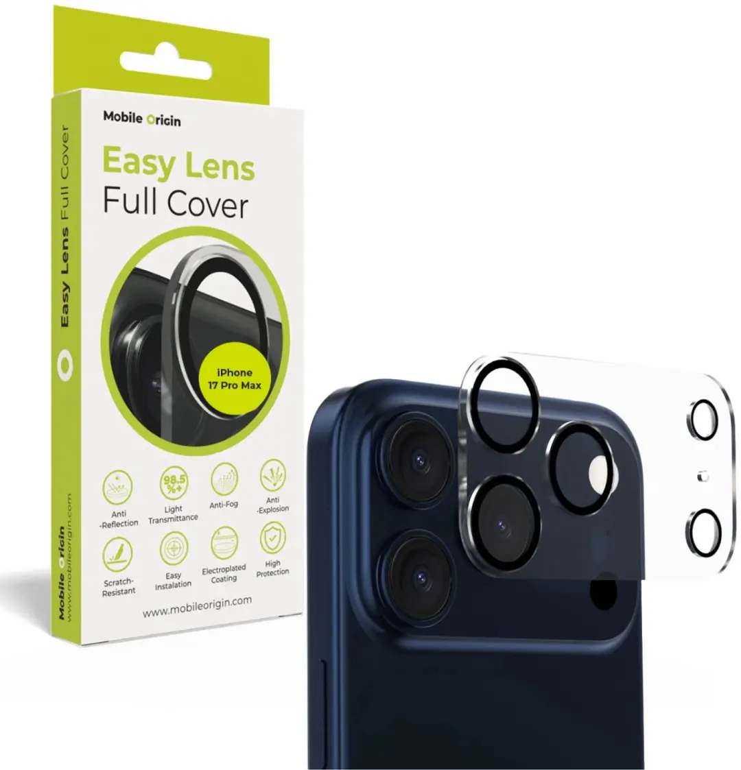 Mobile Origin Easy Lens Full Cover Transparant