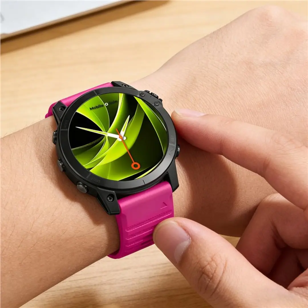 Mobile Origin Easy Strap Siliconen Horlogebandje 20mm - Roze