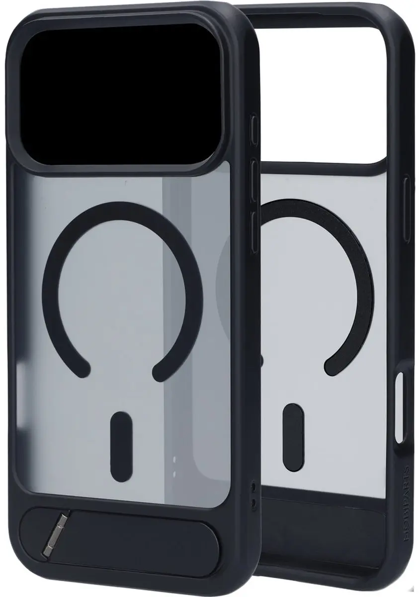 Mobiparts MP-132886 Hoesje iPhone 18 Pro Max - MagSafe - Zwart/Transparant - afbeelding 2 van 4