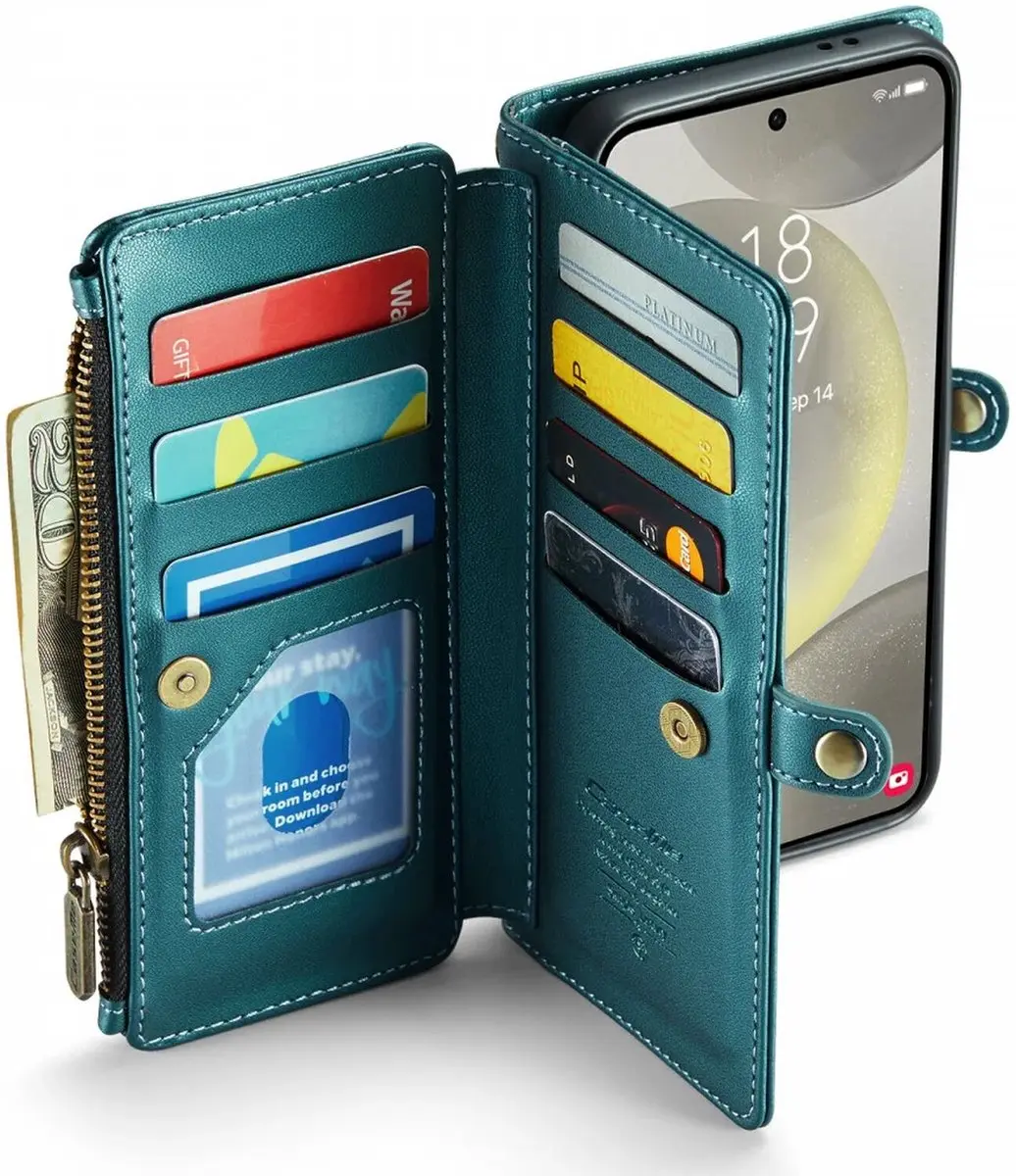 Caseme C36 Hoesje Samsung Galaxy S24 - Blauw - afbeelding 4 van 6