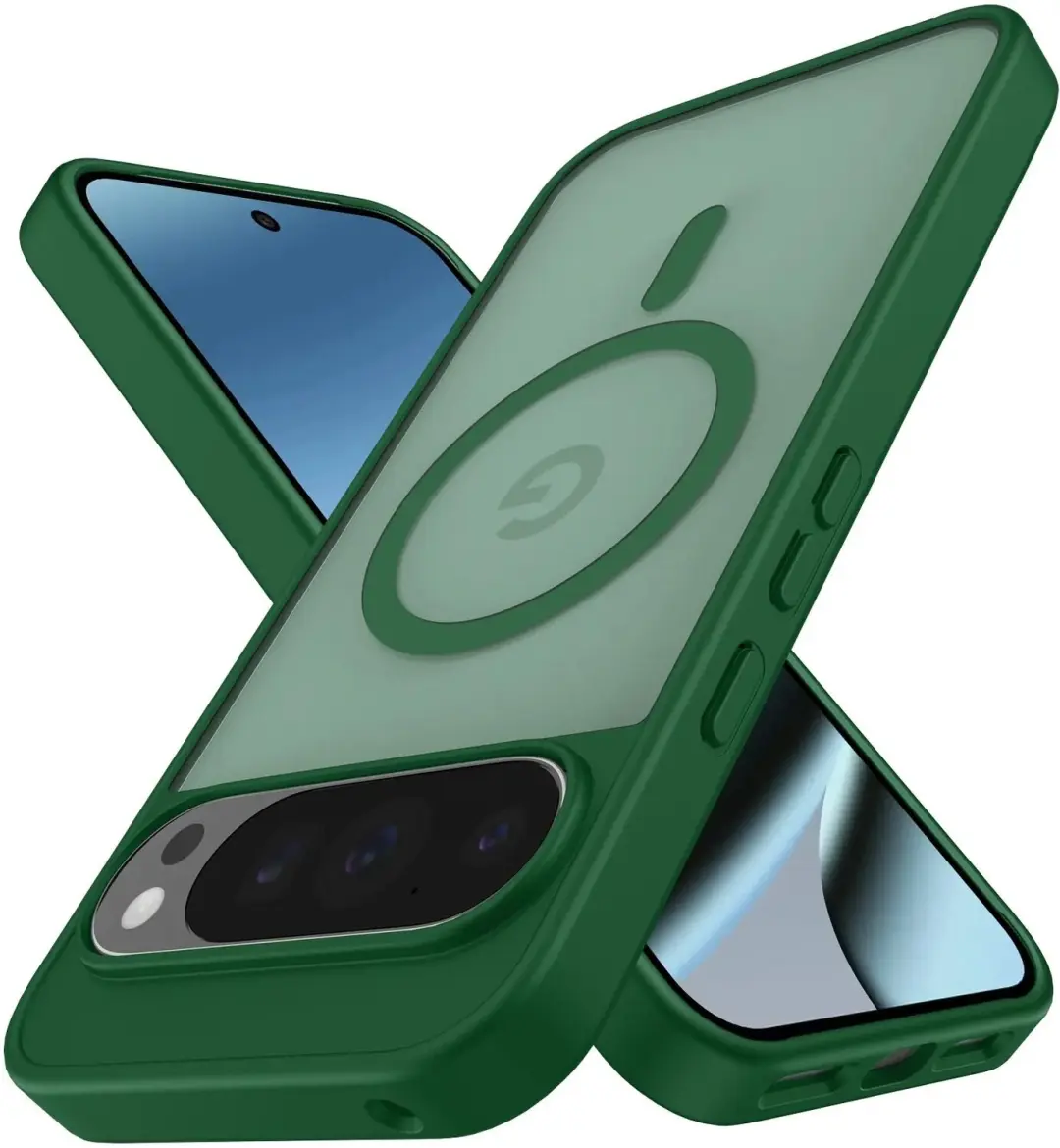 Selected by GSMpunt Google Pixel 11 Pro XL Hybrid Hoesje - Groen - MagSafe - afbeelding 2 van 6