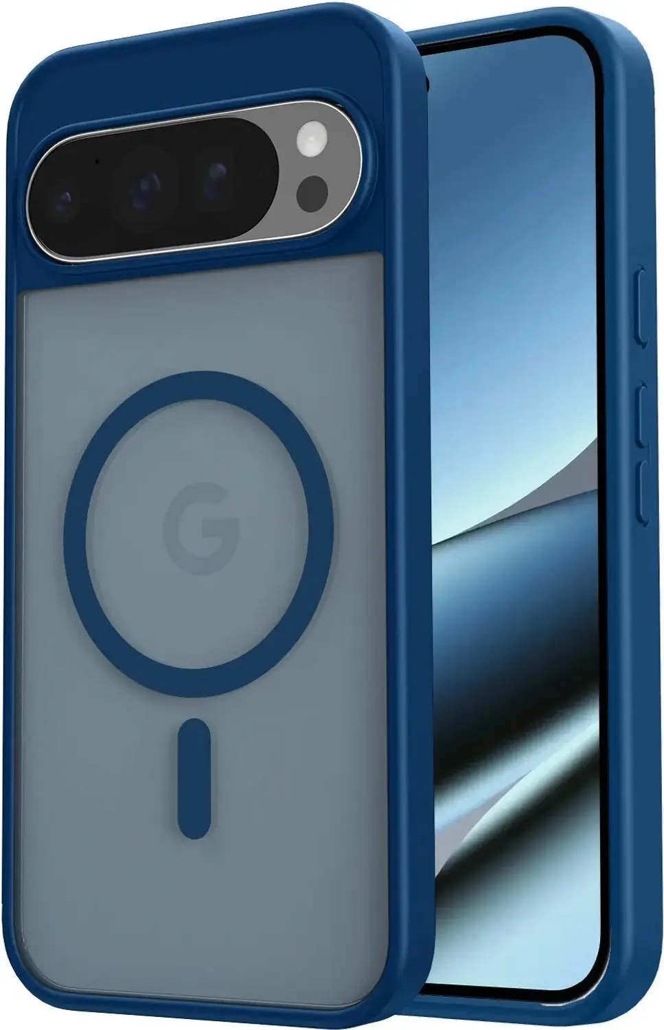 Selected by GSMpunt Google Pixel 11 Pro XL Hybrid Hoesje - Blauw - MagSafe - afbeelding 4 van 6