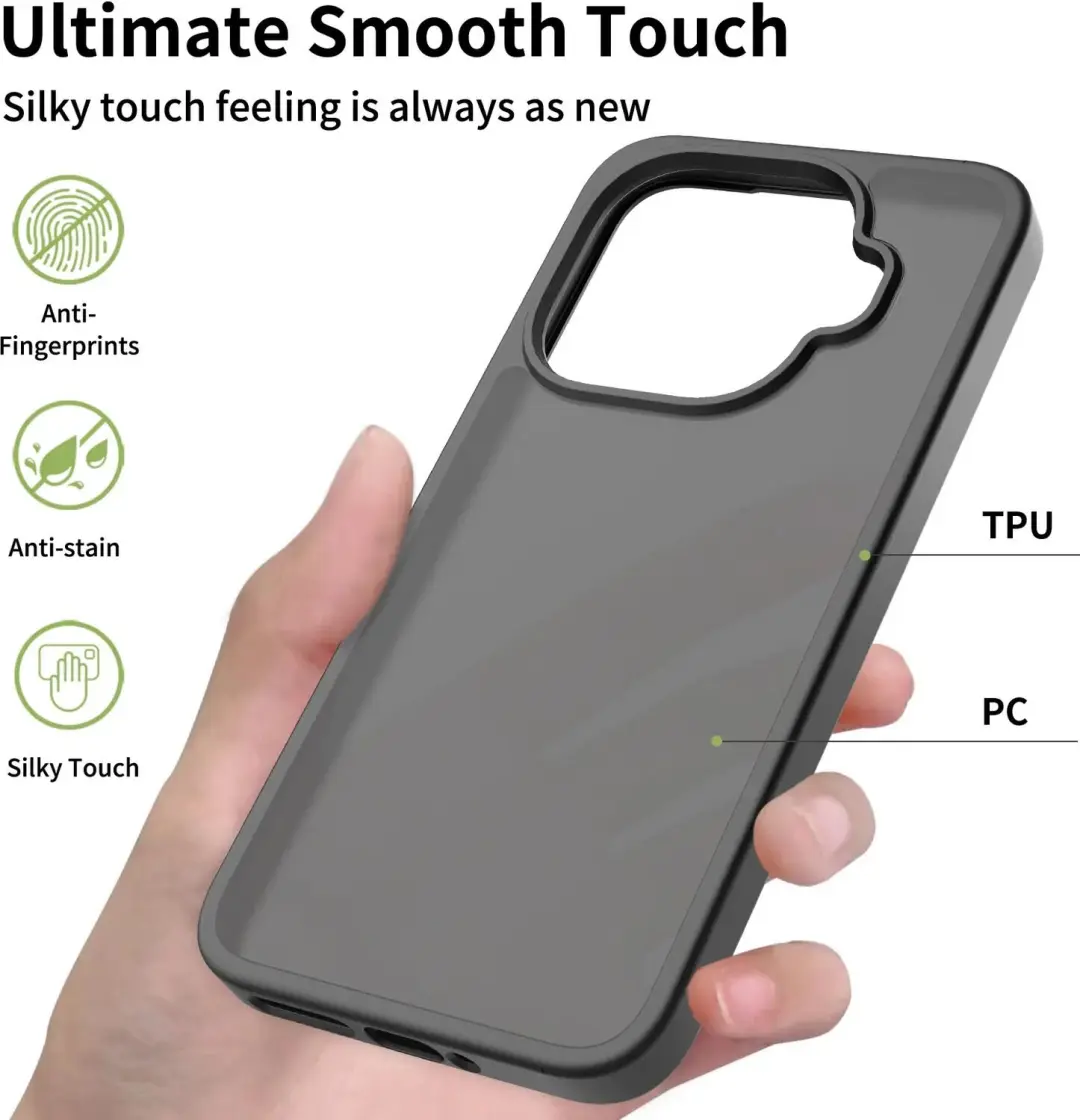 Selected Hoesje Xiaomi 17T Pro Matte - Zwart - afbeelding 6 van 6