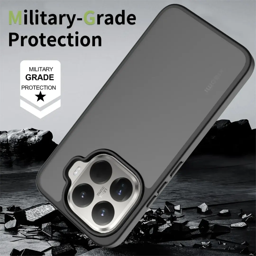 Selected Hoesje Xiaomi 17T Pro Matte - Zwart - afbeelding 4 van 6