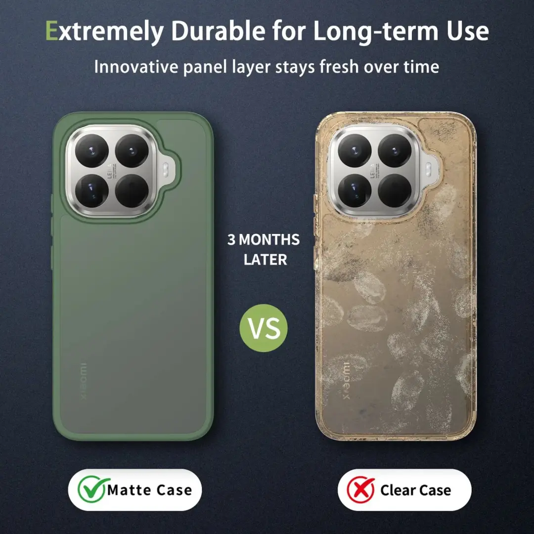 Selected Hoesje Xiaomi 17T Pro Groen - Matte Back Cover - afbeelding 2 van 6