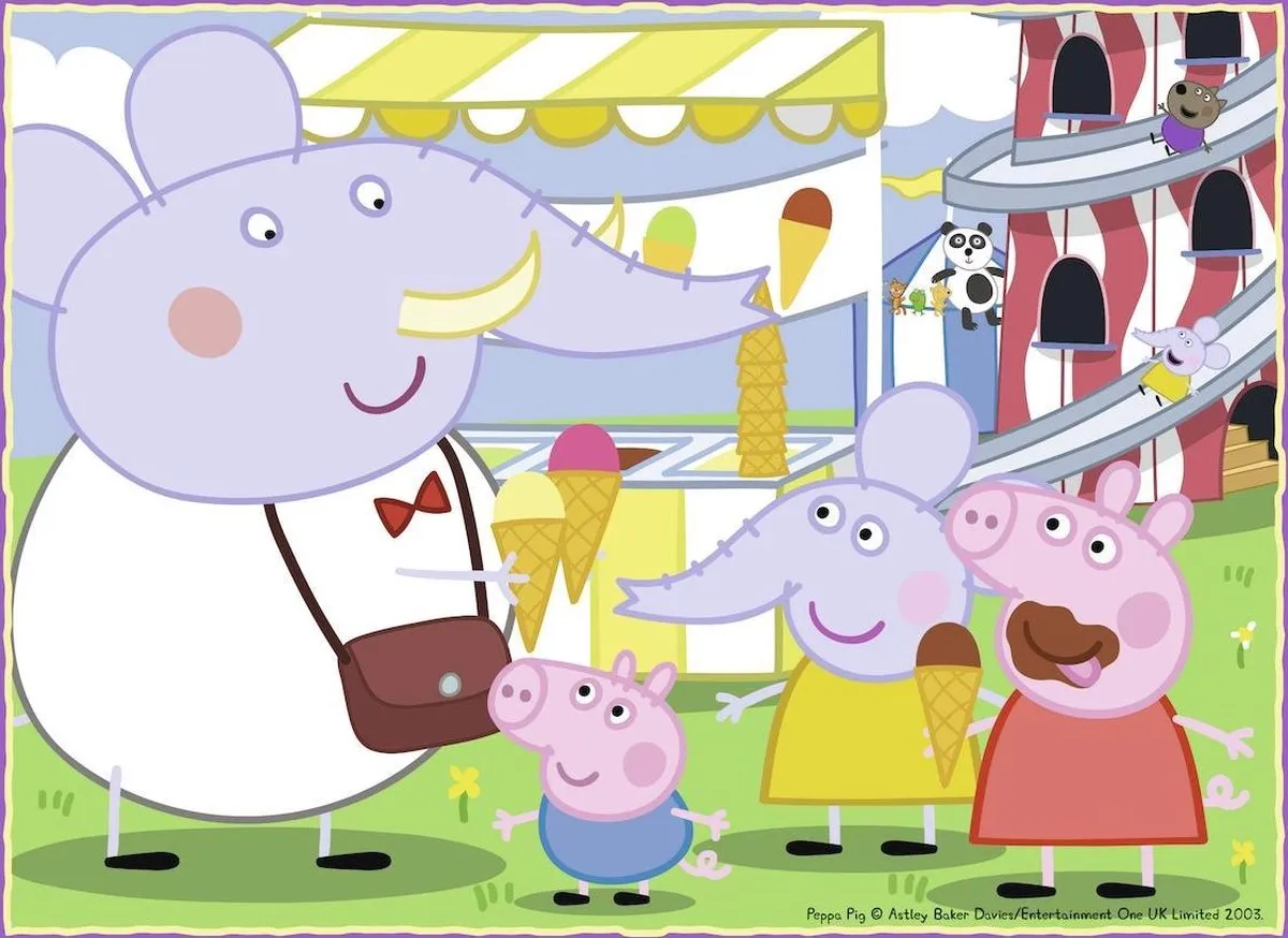 Ravensburger Peppa Pig 4-in-1 Puzzels - 12/16/20/24 Stuks - afbeelding 6 van 6
