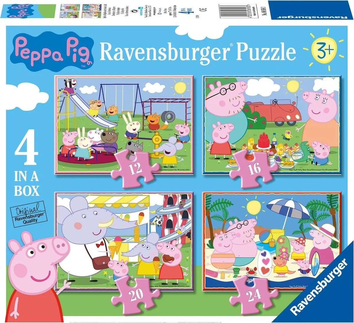Ravensburger Peppa Pig 4-in-1 Puzzels