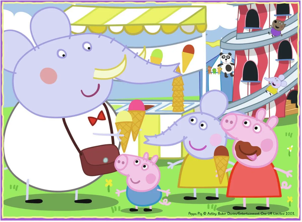 Ravensburger Peppa Pig 4-in-1 Puzzels - 12/16/20/24 Stuks