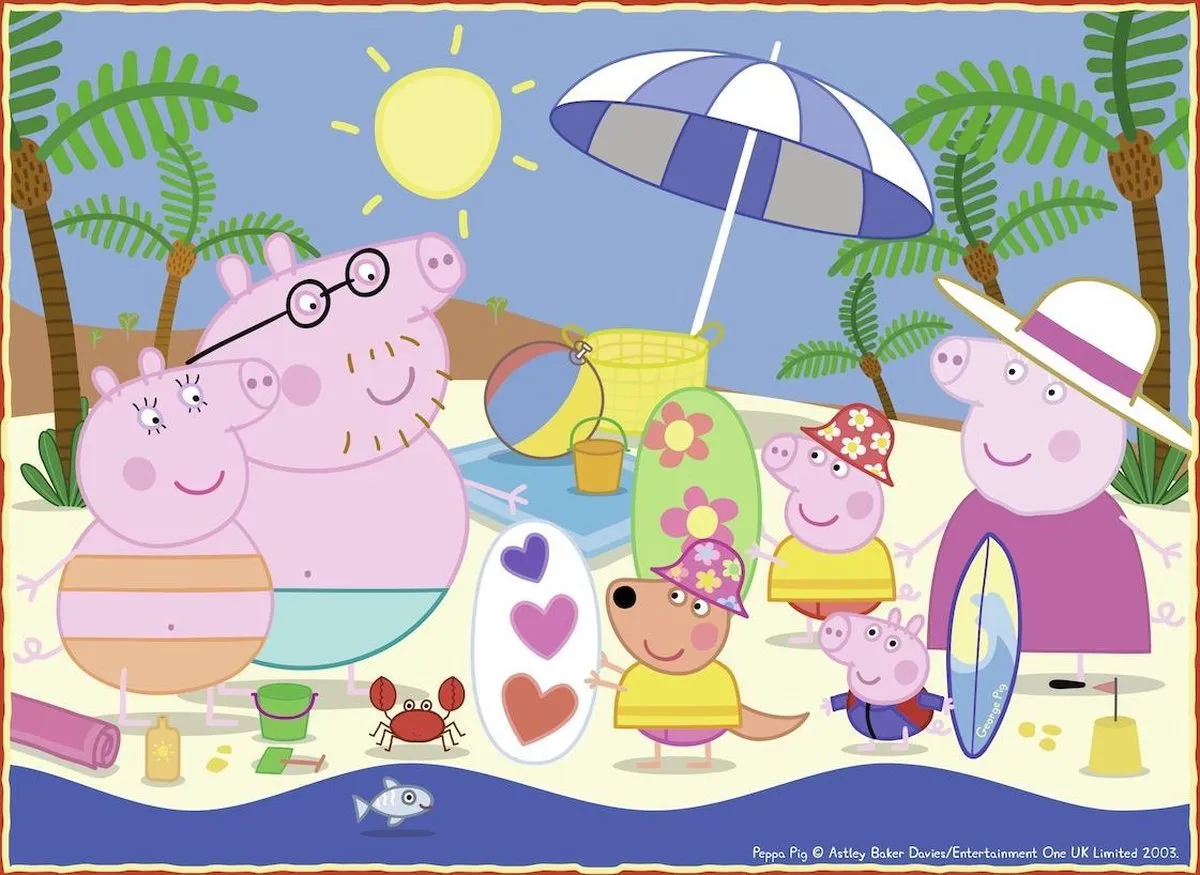 Ravensburger Peppa Pig 4-in-1 Puzzels - 12/16/20/24 Stuks