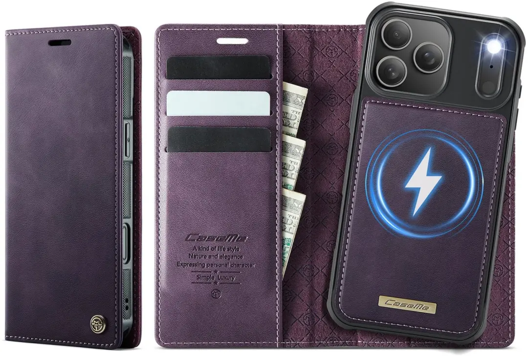 Caseme Geschikt voor iPhone 18 Pro / Geschikt voor iPhone 17 Pro magnetisch hoes
