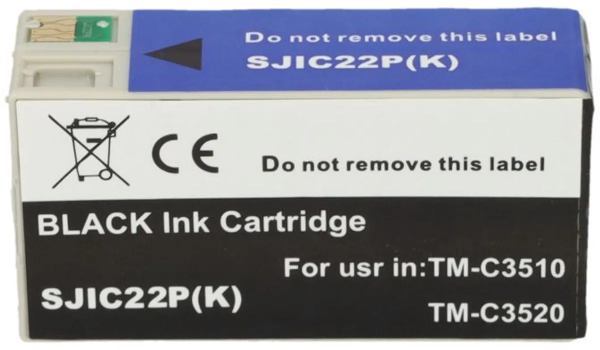 PrintAbout SJIC22P(K) Inktcartridge Zwart - 37.5ml - Epson