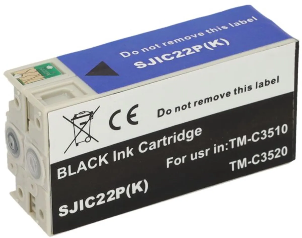 PrintAbout SJIC22P(K) Inktcartridge Zwart - 37.5ml - Epson
