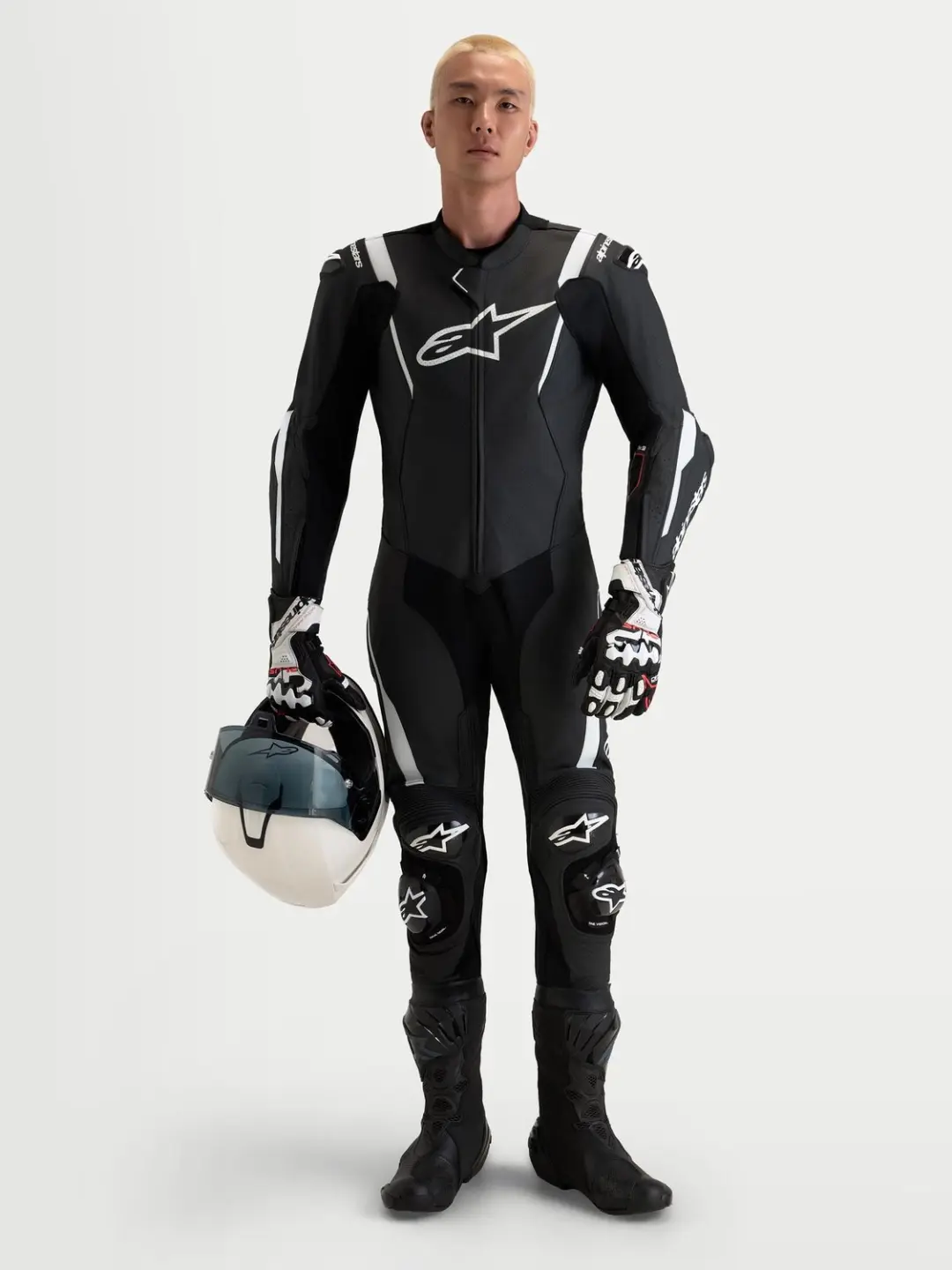 Alpinestars Missile V3 Motorfietsleren pak - Zwart/Wit - Maat 58 - afbeelding 5 van 6