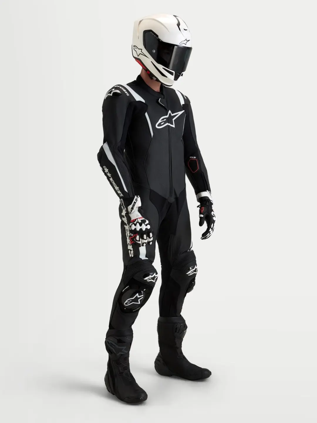 Alpinestars Missile V3 Motorfietsleren pak - Zwart/Wit - Maat 58 - afbeelding 3 van 6