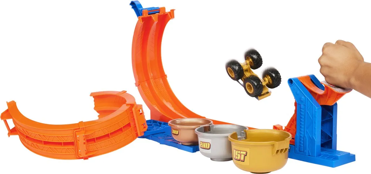 Hot Wheels Monstertrucks Loopen en Draaien Trofee JBX64 - Speelgoedtruck - afbeelding 6 van 6