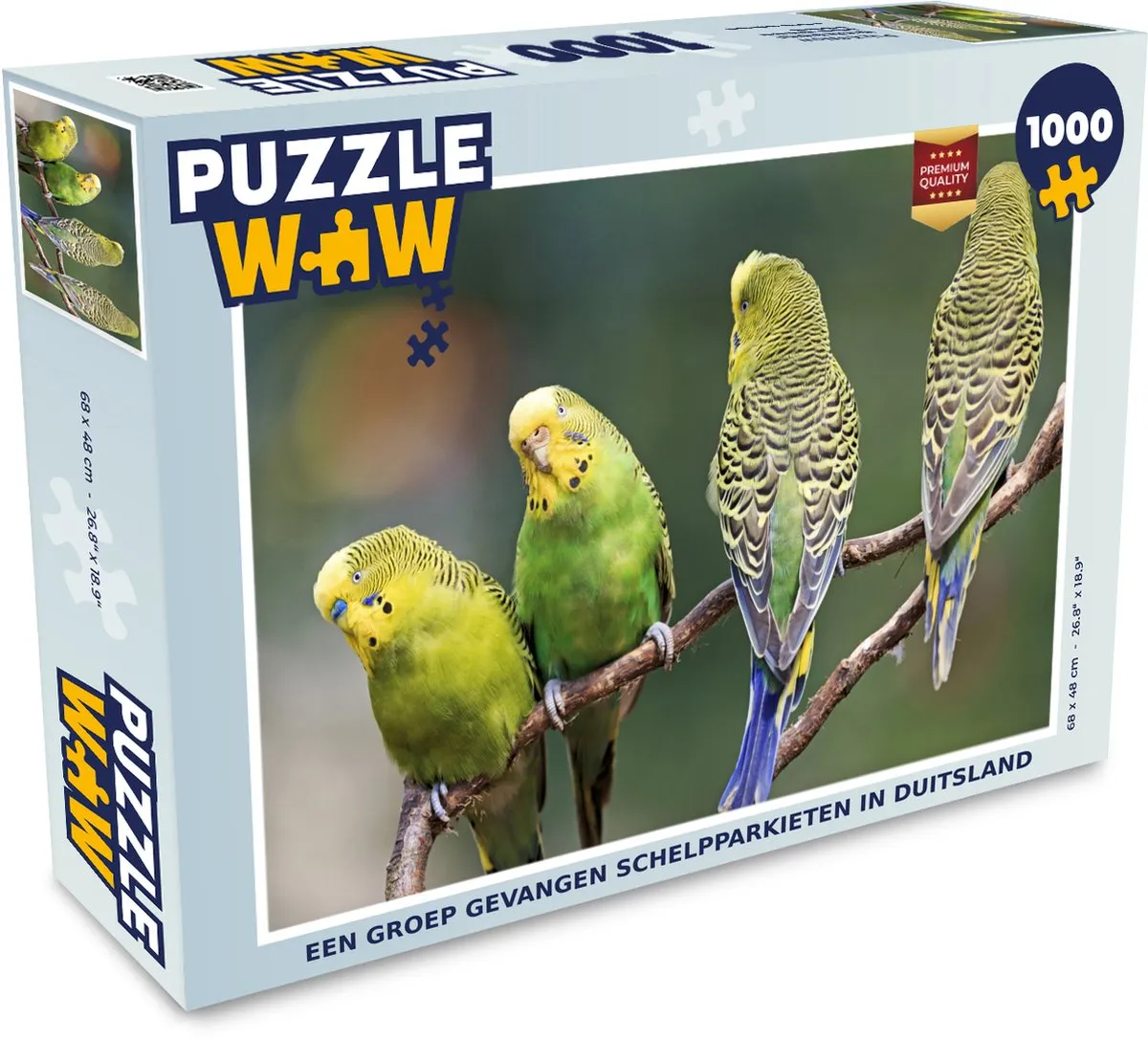 PuzzleWow Legpuzzel 1000 Stuks Multicolor