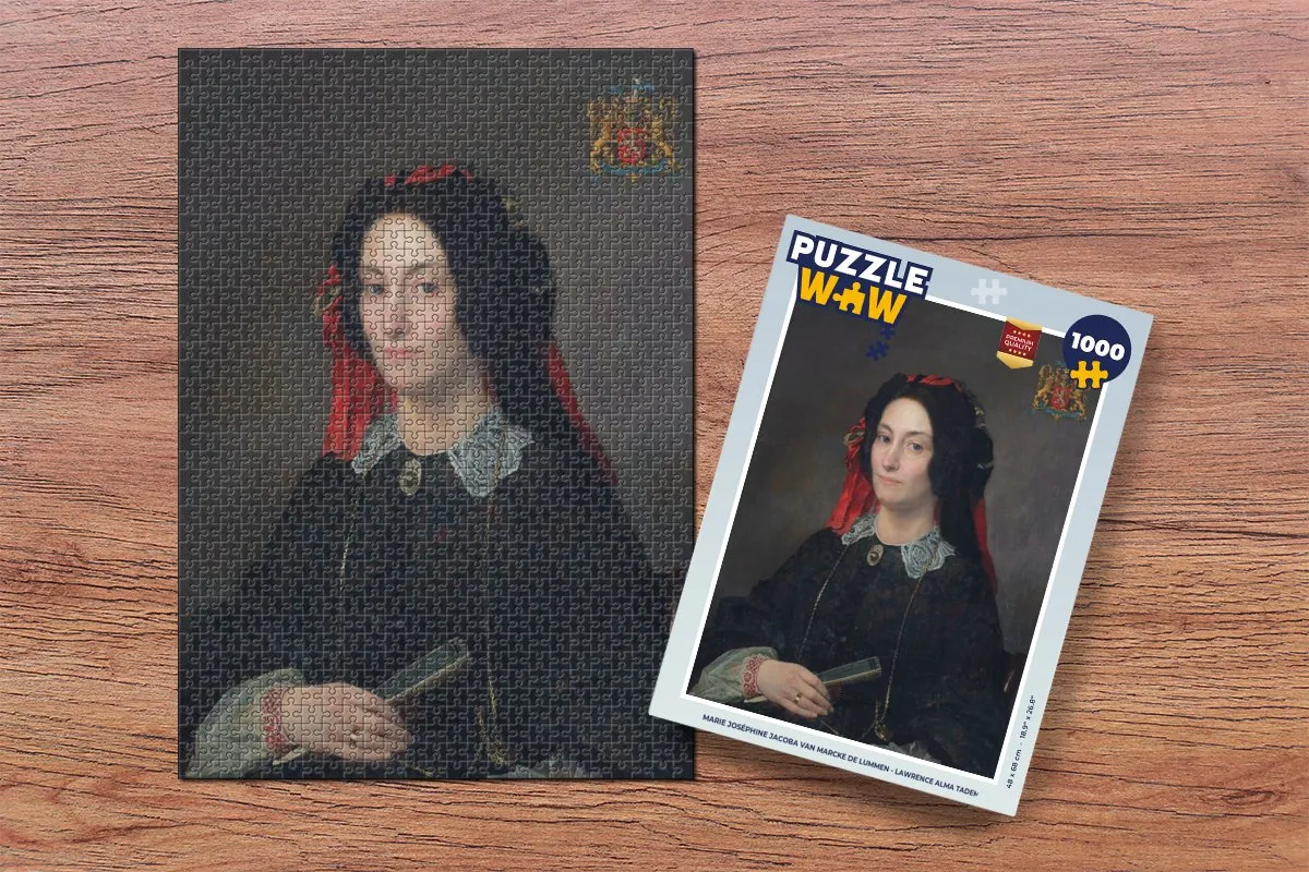PuzzleWow Legpuzzel Marie Joséphine Jacoba van Marcke de Lummen - 1000 Stuks - Multicolor