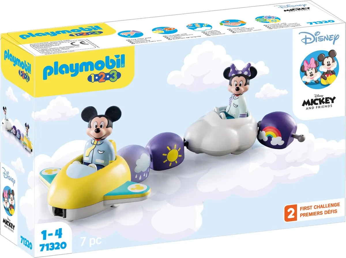 Playmobil 1.2.3 Disney Mickey Mouse Wolkentrein 71320