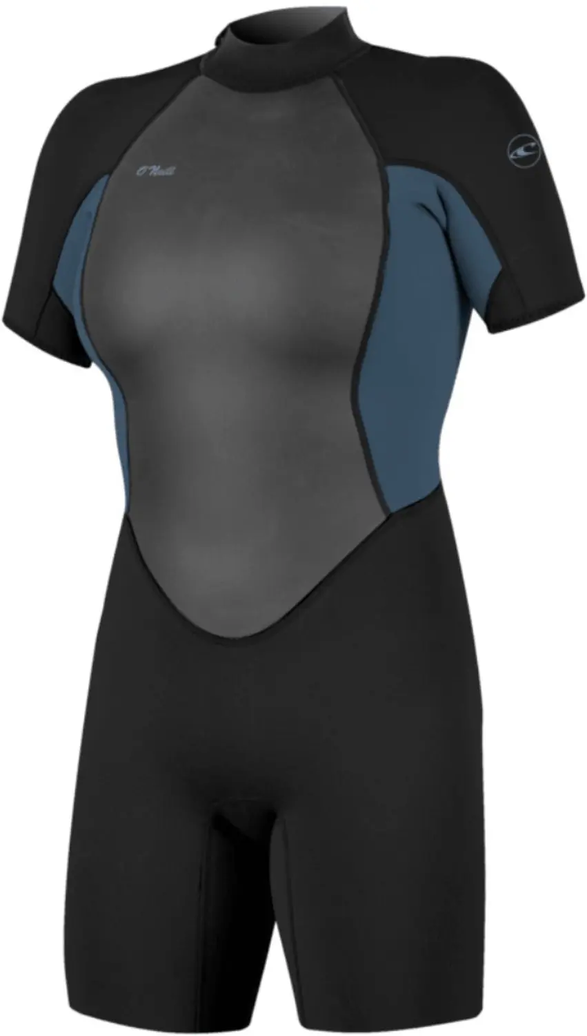 O'Neill Dames Reactor-2 2mm Shorty Wetsuit - Zwart/Blauw - afbeelding 5 van 6