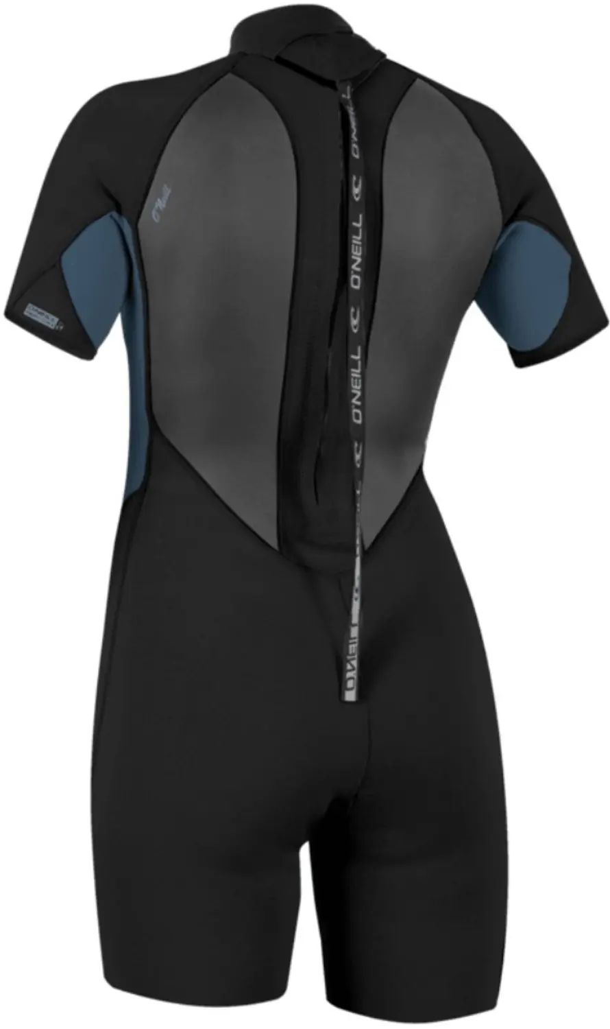 O'Neill Dames Reactor-2 2mm Shorty Wetsuit - Zwart/Blauw - afbeelding 4 van 6